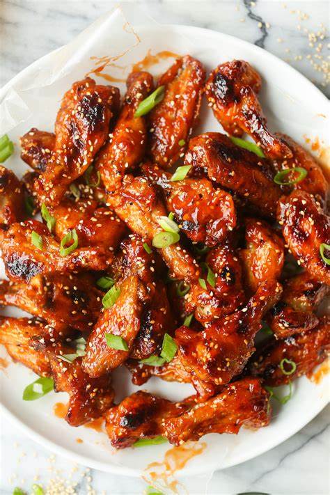 Sticky Spicy Asian Wings