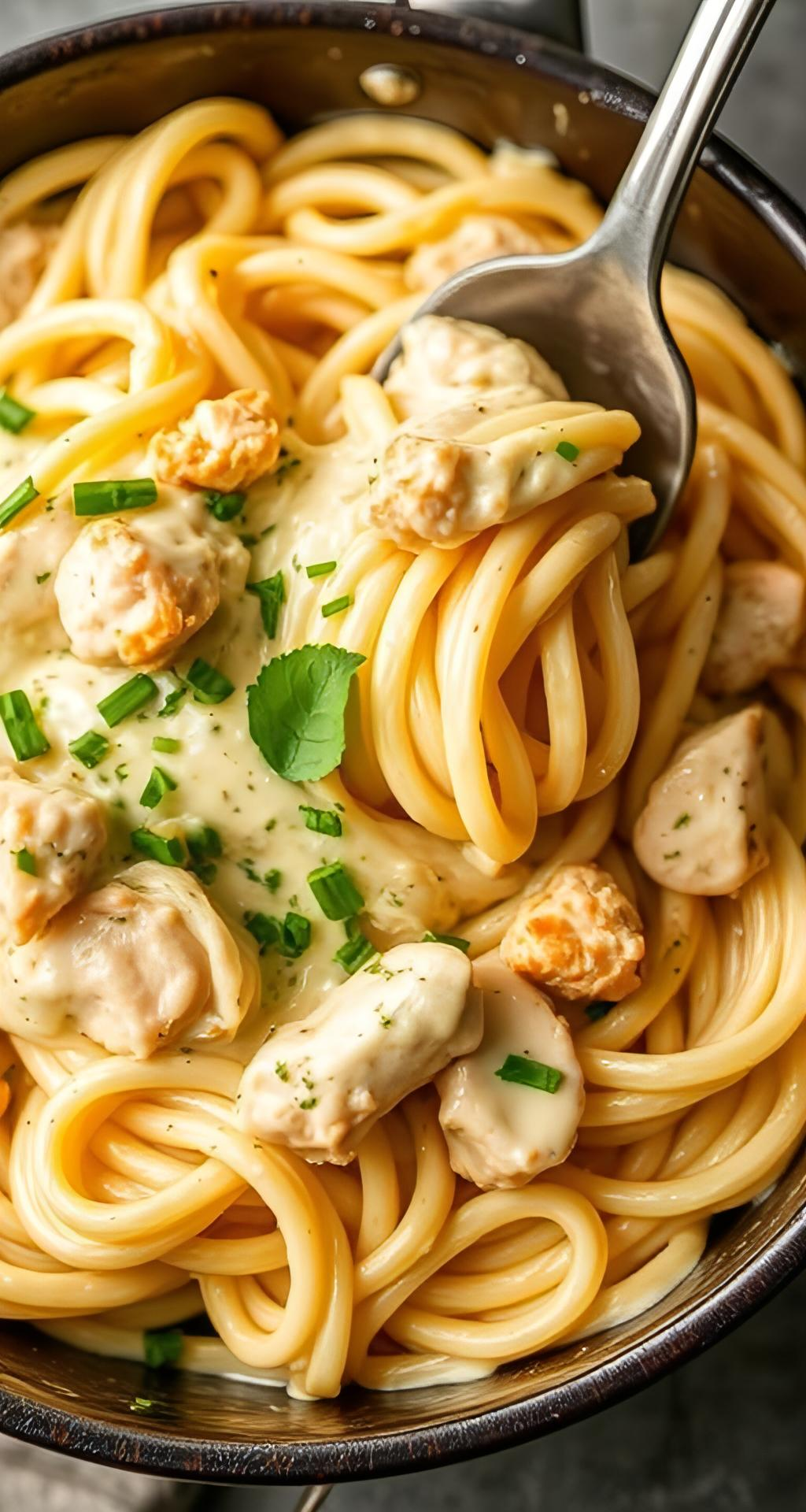 Creamy Chicken Alfredo Pasta