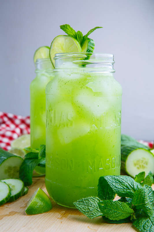 Mint and Lime Summer Refresher