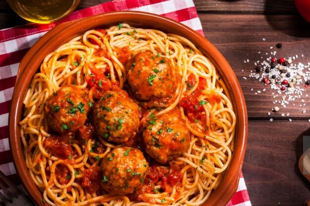 The best ever Spaghetti and meatballs